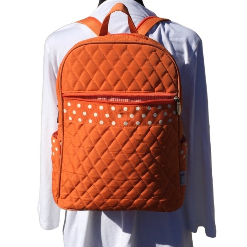 Belvah Beauty & Quality Orange Backpack